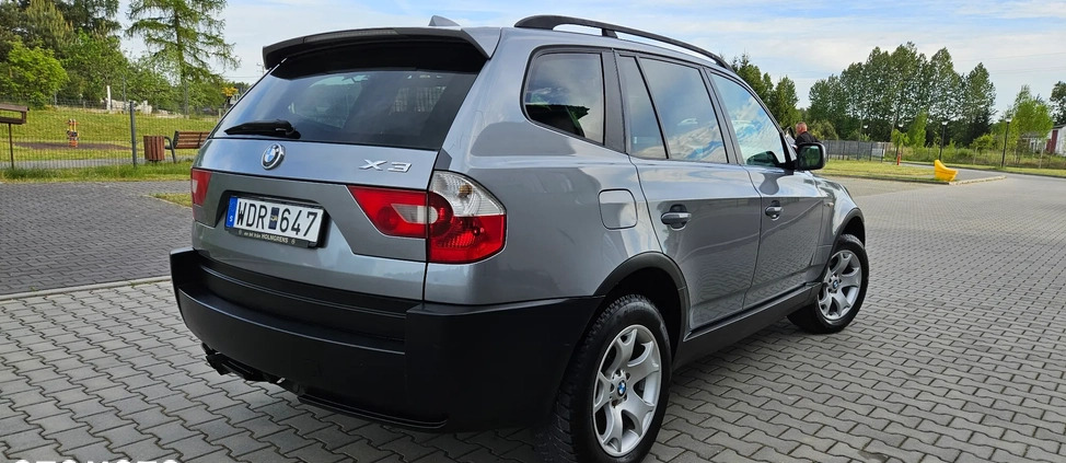 BMW X3 cena 21900 przebieg: 295800, rok produkcji 2004 z Wyrzysk małe 154